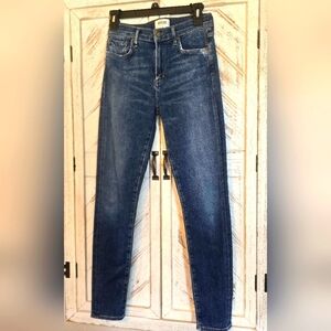 Agolde Premium Blue Jeans High-Waisted Tapered